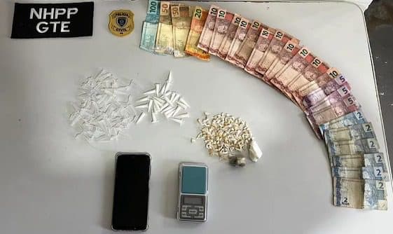 Homem é preso suspeito de tráfico de drogas em Tenório