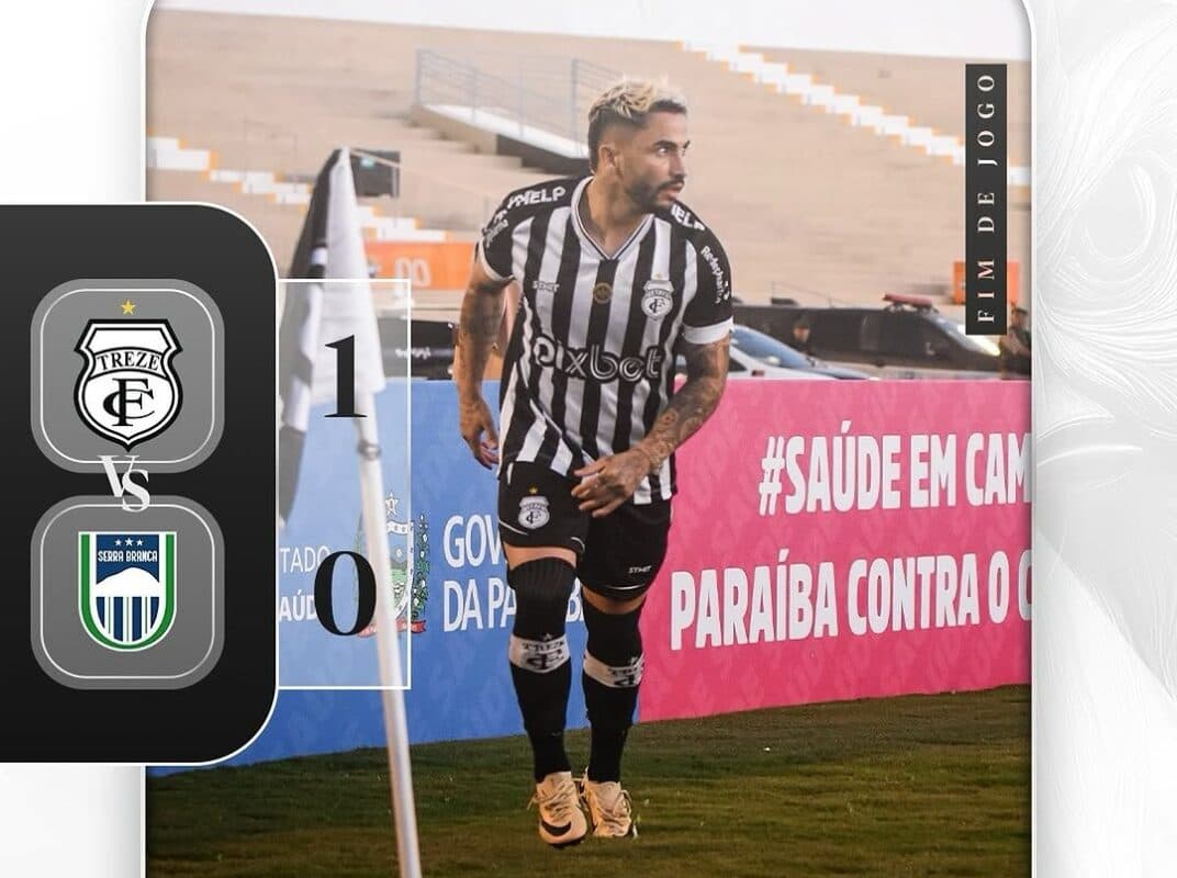 Treze bate o Serra Branca e garante primeira vitória no Campeonato Paraibano