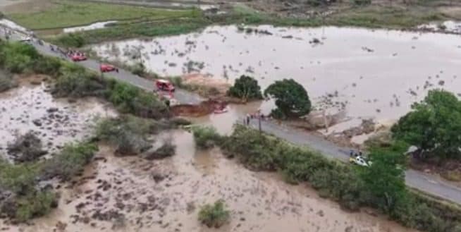 Fortes chuvas: três pessoas morrem após trecho de rodovia ceder em Sergipe