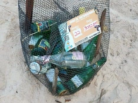 Associação alerta para uso de ninhos de tartarugas como lixeira, na Paraíba