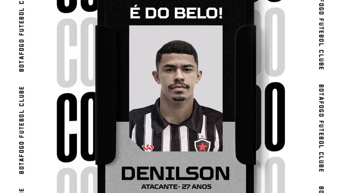 Botafogo-PB acerta contratação do atacante Denílson, ex-Athletic