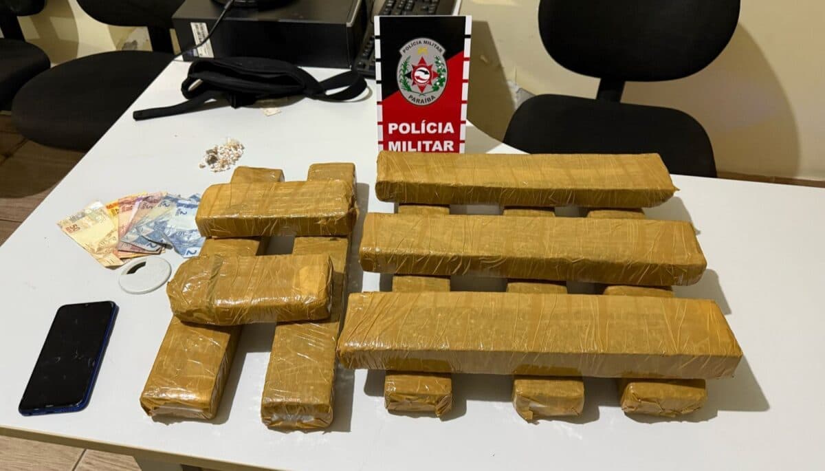 Três homens são presos e 10 kg de drogas são apreendidos no Litoral Sul da Paraíba