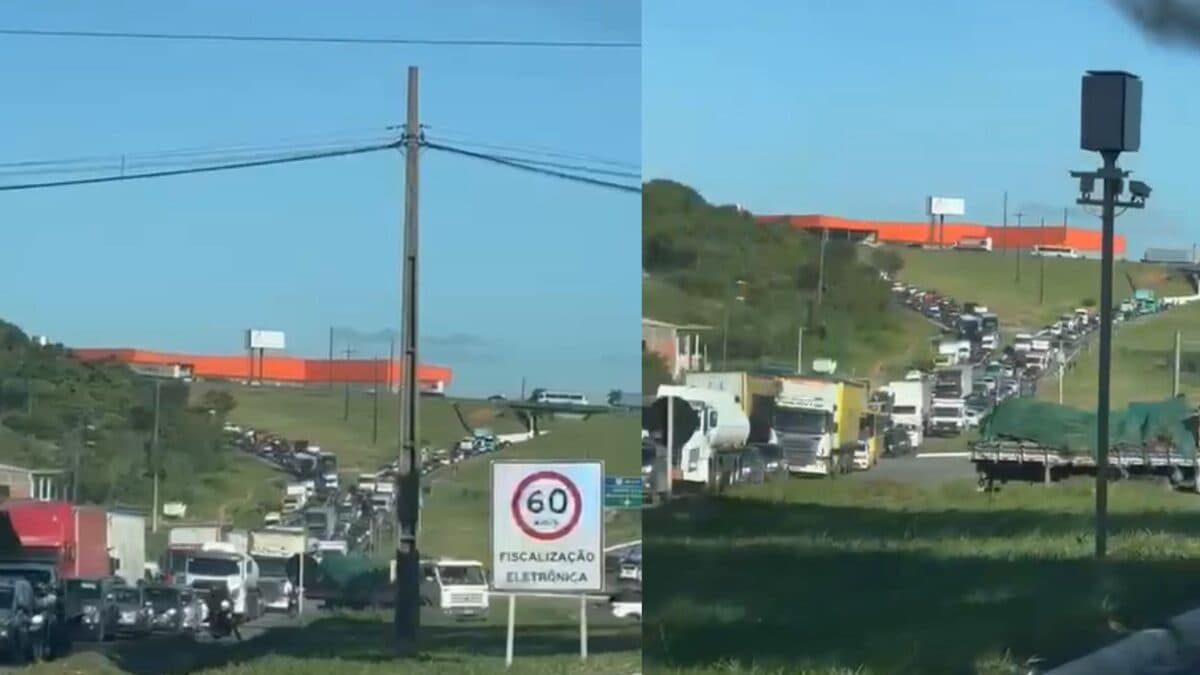 Após interdição por acidente envolvendo caminhão de combustível, trecho é liberado, mas trânsito segue intenso na BR-230 em Santa Rita