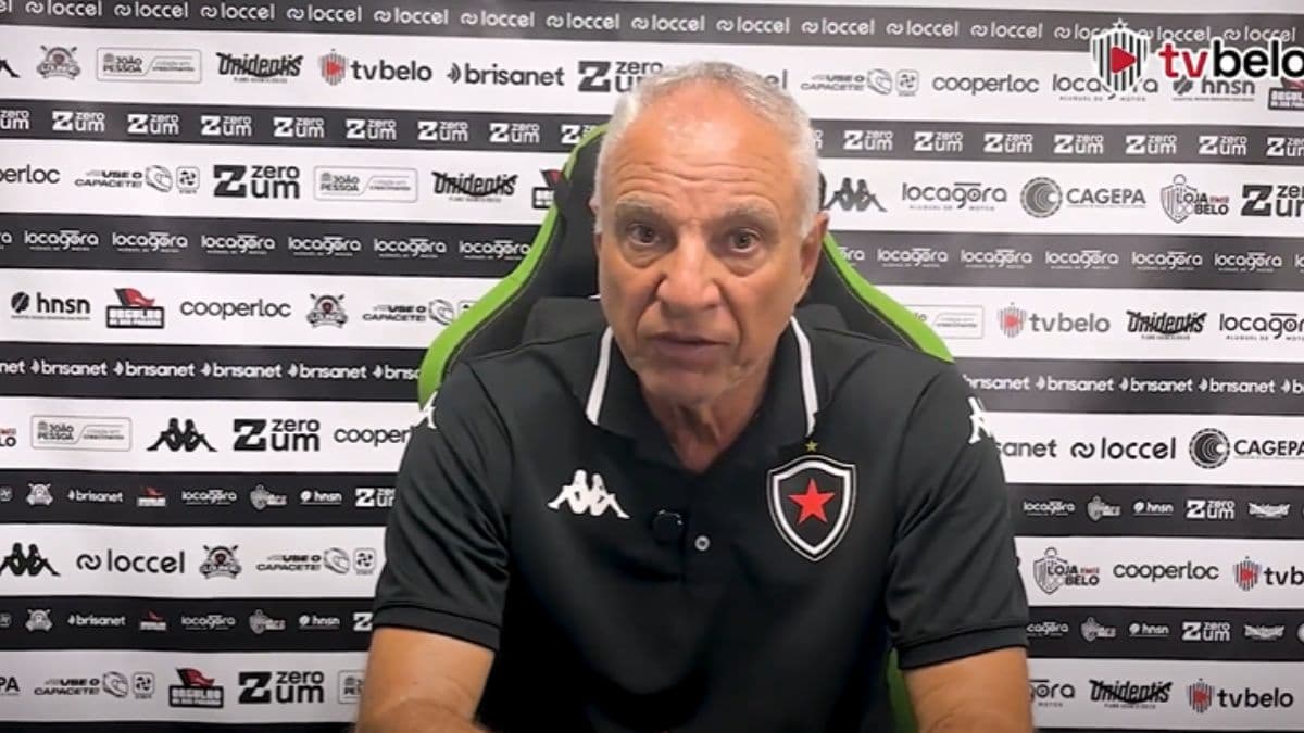 Técnico do Botafogo-PB tira saldo positivo de empate fora de casa e pede tempo para melhora técnica