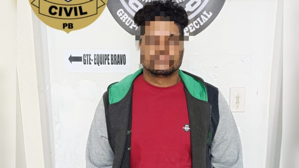 Acusado de estuprar a própria irmã é preso pela Polícia Civil em Areial