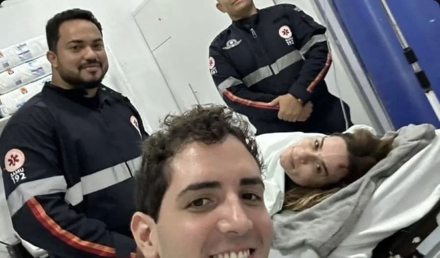 Senadora Daniella Ribeiro sofre acidente, bate a cabeça e é socorrida para o Trauma de João Pessoa