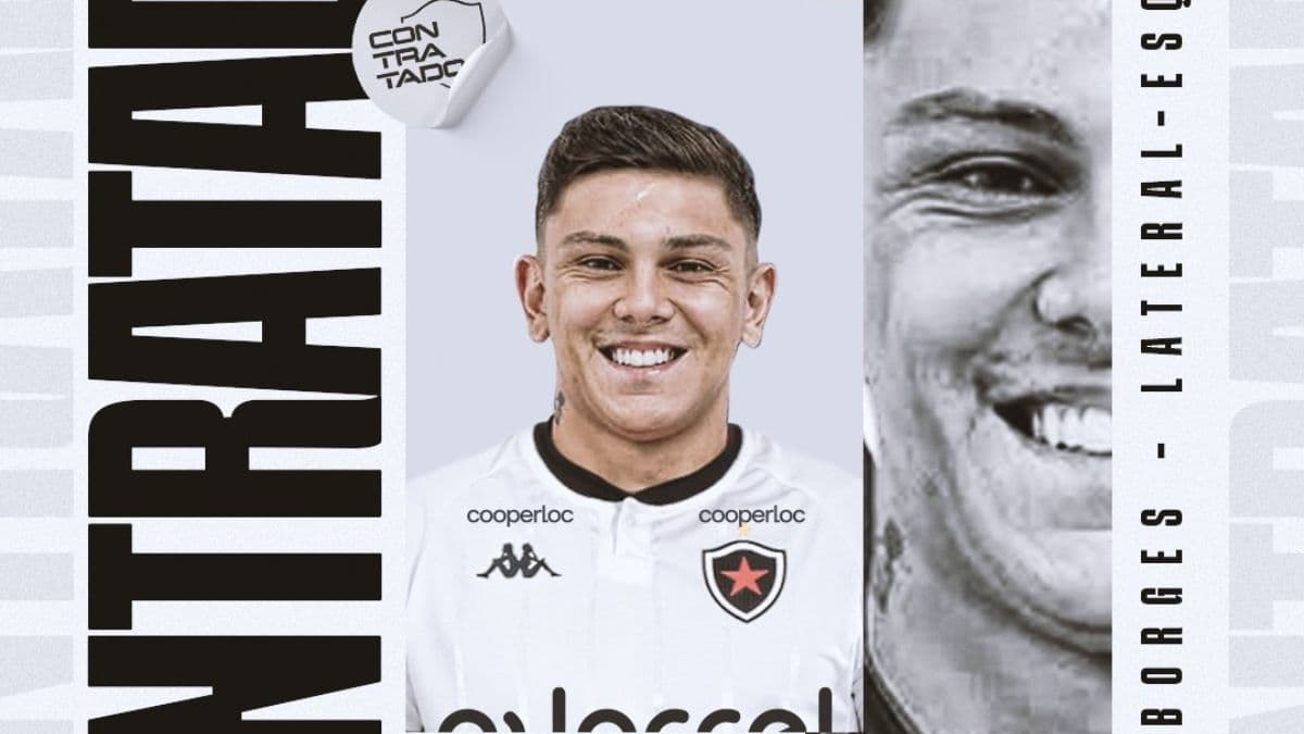 Botafogo-PB contrata o lateral-esquerdo Felippe Borges, ex-Vitória e Confiança