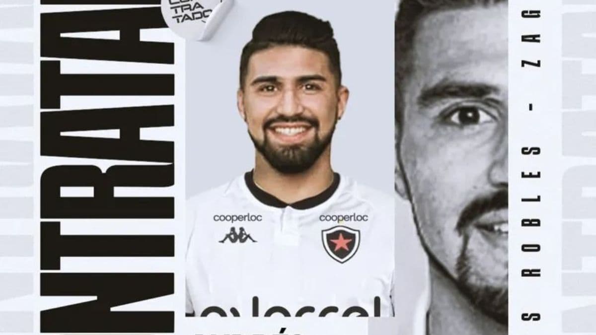 Botafogo-PB contrata zagueiro chileno Andrés Robles, ex-Água Santa