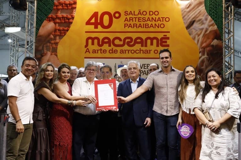 João Azevêdo abre 40° Salão do Artesanato Paraibano e autoriza criação do Centro de Referência do Macramê