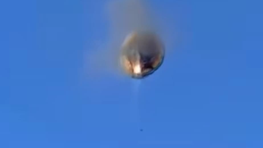 Incêndio em balão que caiu no Sul foi causado por maçarico no cesto