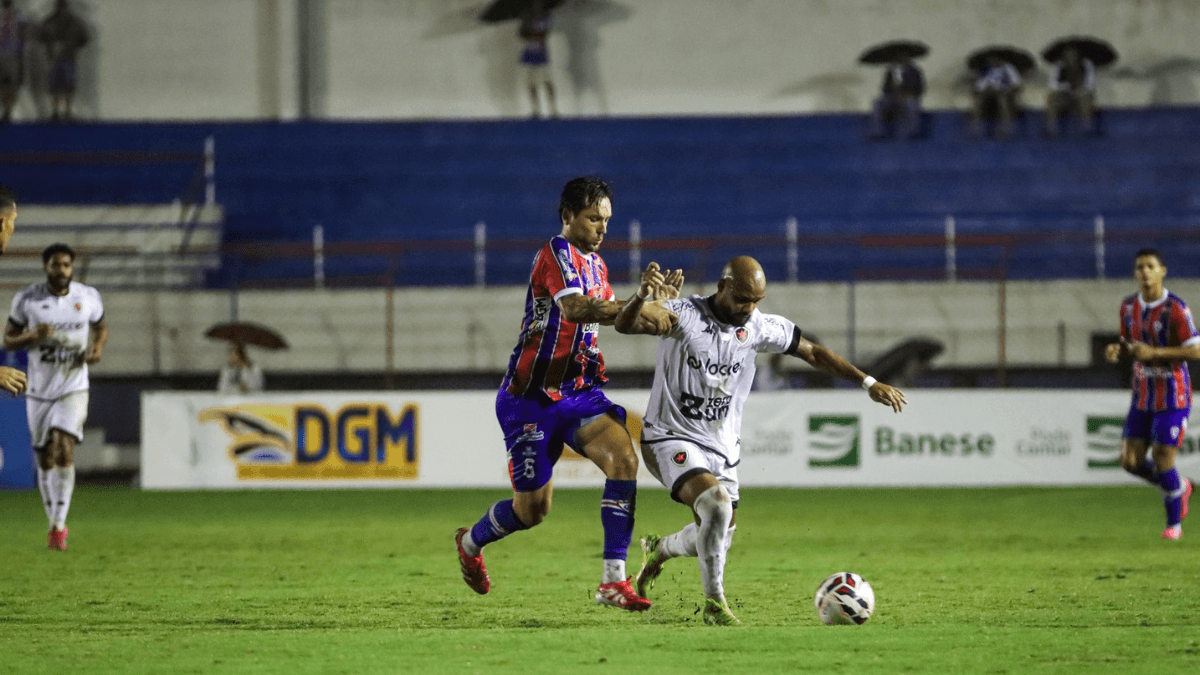 Botafogo-PB perde para o Itabaiana e entra na zona de rebaixamento da Série C