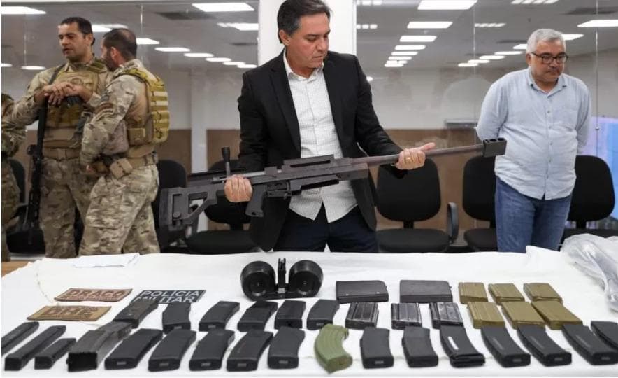 Em um ano, Polícia Civil apreende três fuzis calibre .50 na Paraíba; arma é usada em guerras