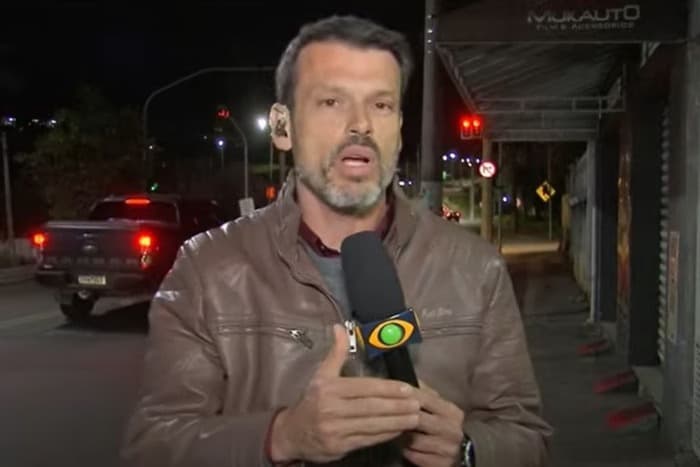 "Arrependido", diz repórter da Band após empurrar jornalista da Record