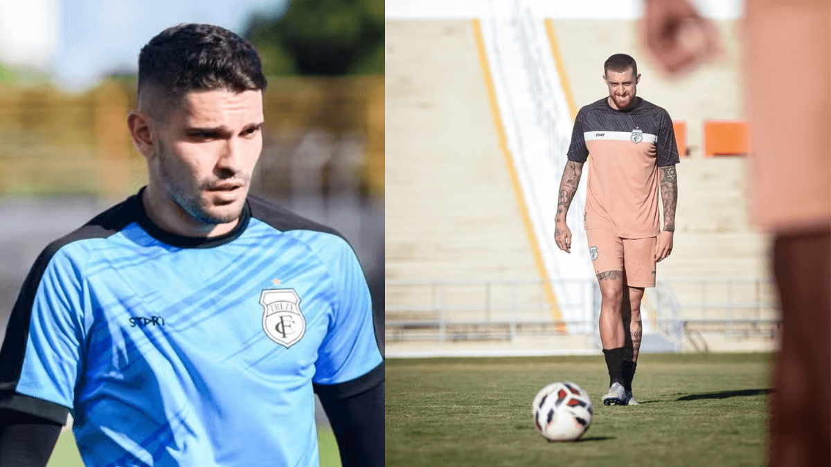 Gustavo Schutz e Renan Diniz não fazem mais parte do elenco do Treze