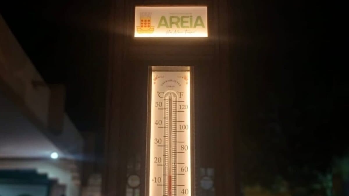 Inverno: termômetro registra 14 °C em Areia