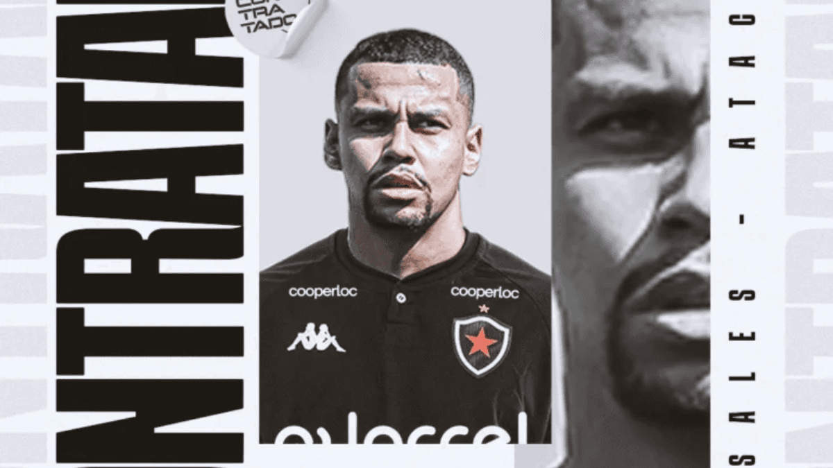 Botafogo-PB anuncia contratação de Gui Sales para reta final da Série C do Brasileiro