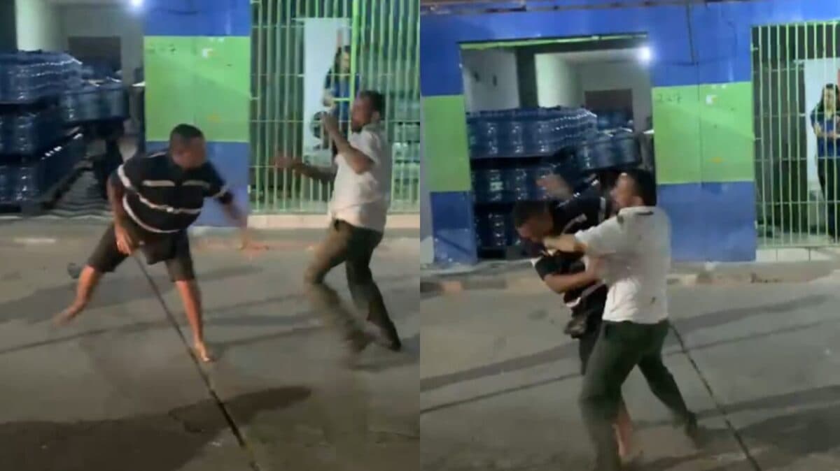 VÍDEO: briga no trânsito entre motociclista e motorista de ônibus é registrada em João Pessoa