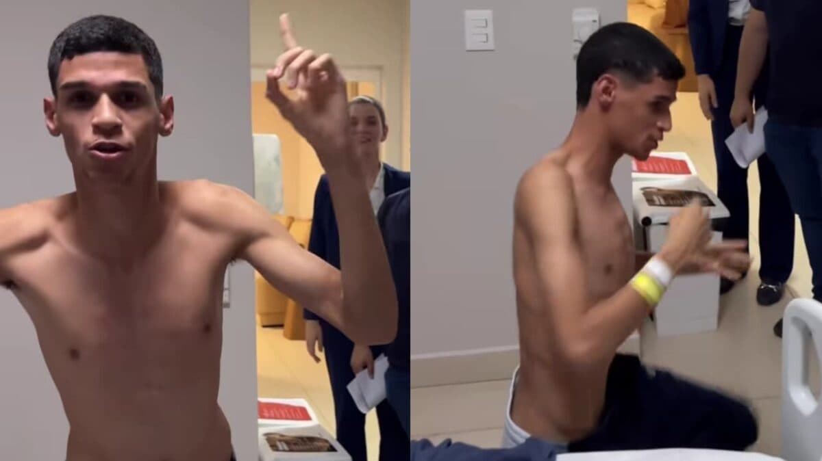 Luva de Pedreiro recebe alta após internação em hospital de João Pessoa, agradece a Deus e celebra: "Receba"