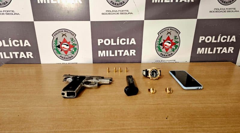 Polícia prende suspeito de matar homem a tiros na Praça 1817, no Centro de João Pessoa