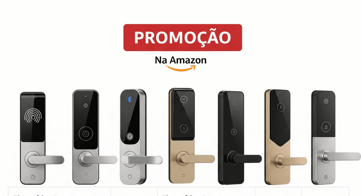 Promoção de Fechaduras Digitais na Amazon: Segurança e Tecnologia com Descontos Exclusivos