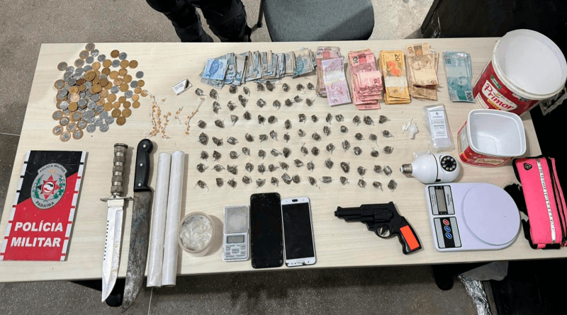 Mulher é presa por tráfico de drogas em Bonito de Santa Fé, Sertão da Paraíba