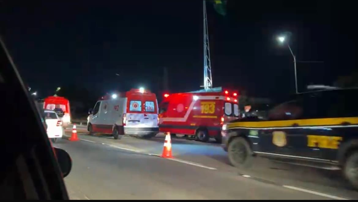 Mãe e filha, de 7 anos, são atropeladas na BR-230, em João Pessoa