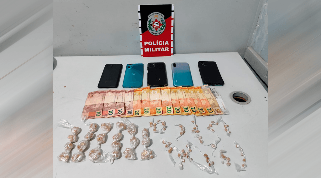 Três suspeitos por tráfico de drogas são presos em Mamanguape e Rio Tinto; mais de 200 pedras de crack são apreendidas