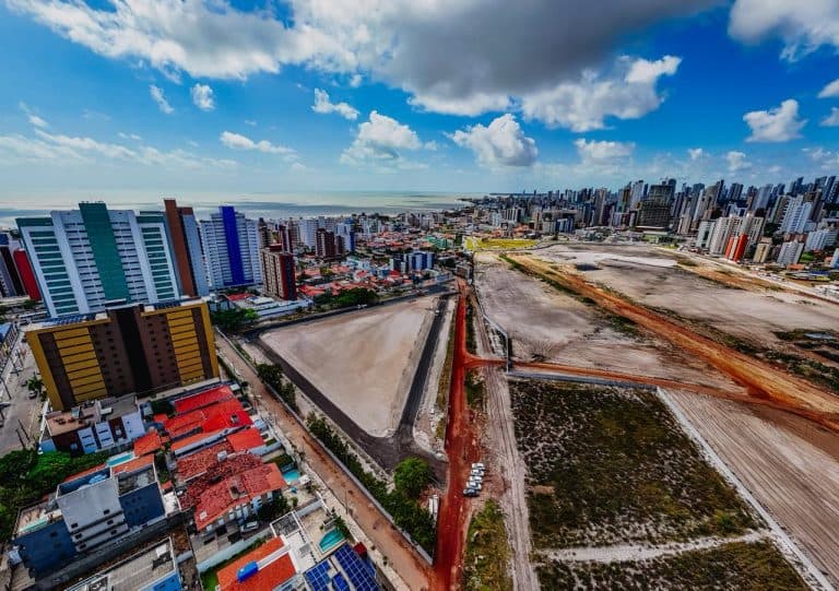 Obras do Parque da Cidade avançam e primeira etapa deve ser entregue em março de 2026, em João Pessoa