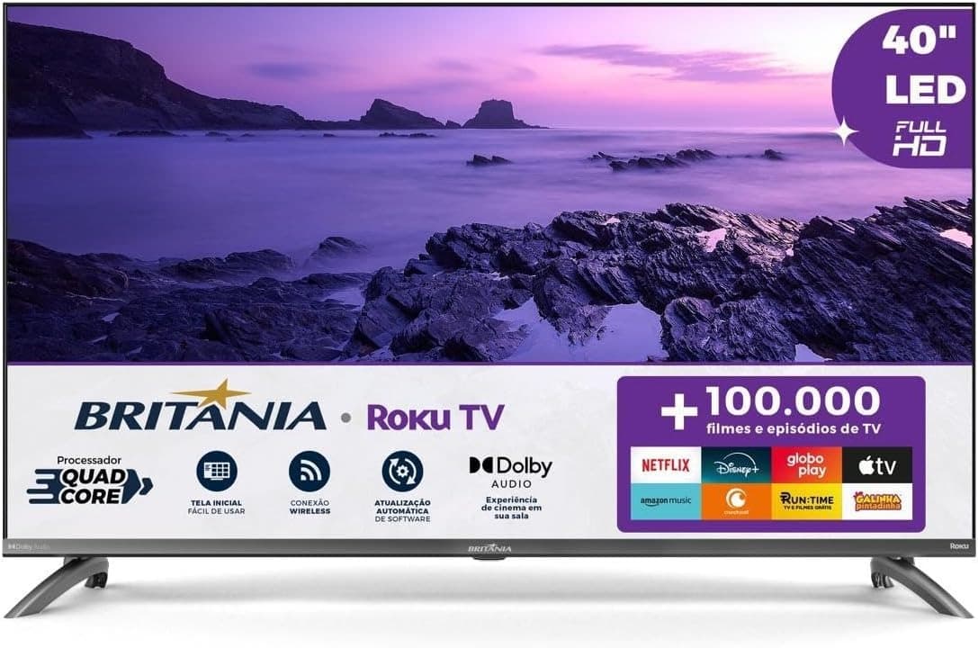 Queima de Estoque: Smart Tv 40 Polegadas por R$ 836