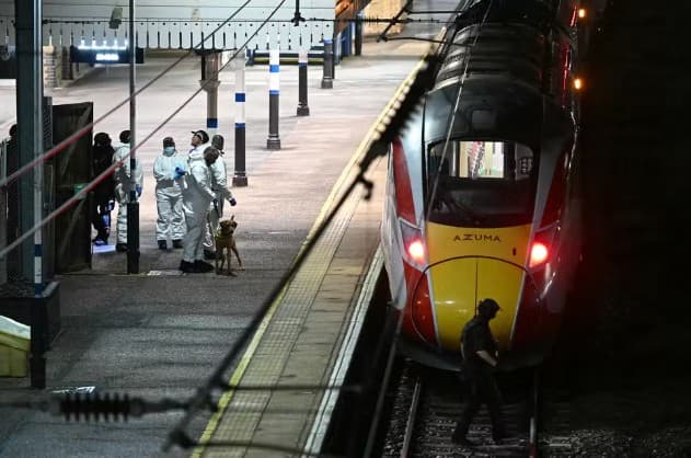 Ataque com faca em trem deixa 10 feridos na Inglaterra