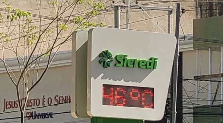 Calor intenso: Termômetro em Patos registra 46ºC na quarta-feira
