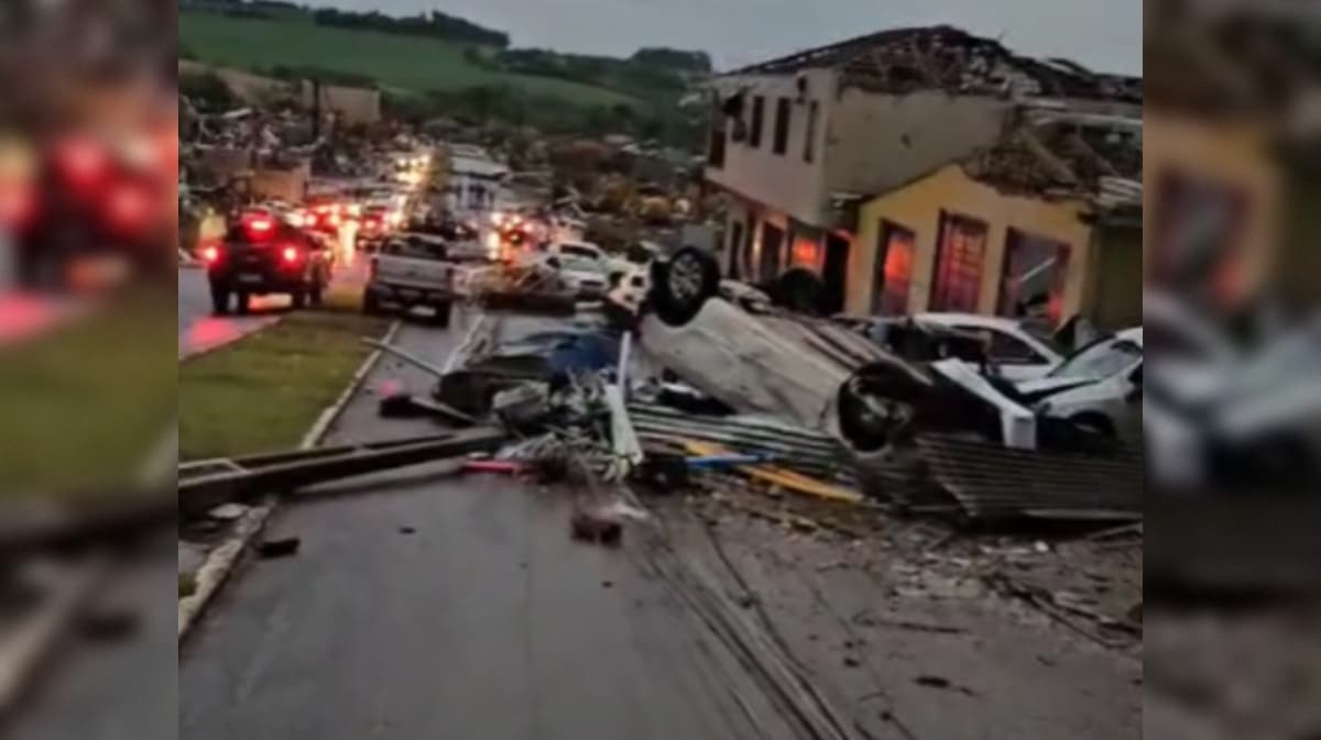 Tornado no Paraná causa destruição, deixa mais de 400 feridos e pelo menos cinco mortos