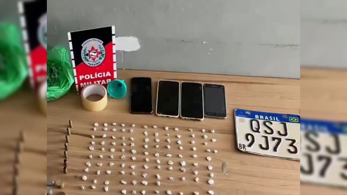 Homem é preso com 113 porções de crack em Aparecida