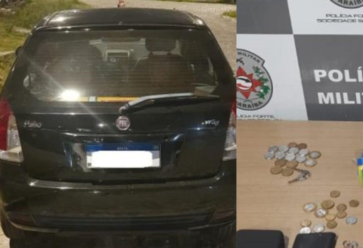 Polícia prende dupla que roubou carro de motorista por app em João Pessoa e o ameaçou por Pix