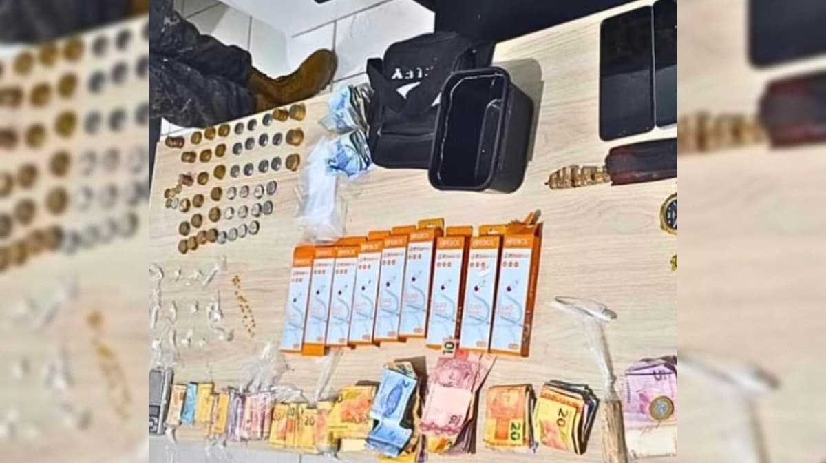 Suspeitos de tráfico de drogas são presos e porções cocaína e crack são apreendidos em Cajazeiras