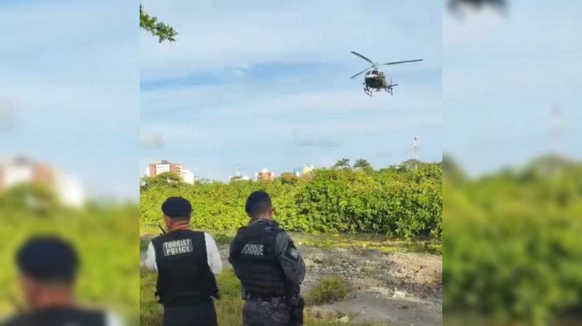 Perseguição policial termina com dois homens presos suspeitos de assaltos na região do Altiplano