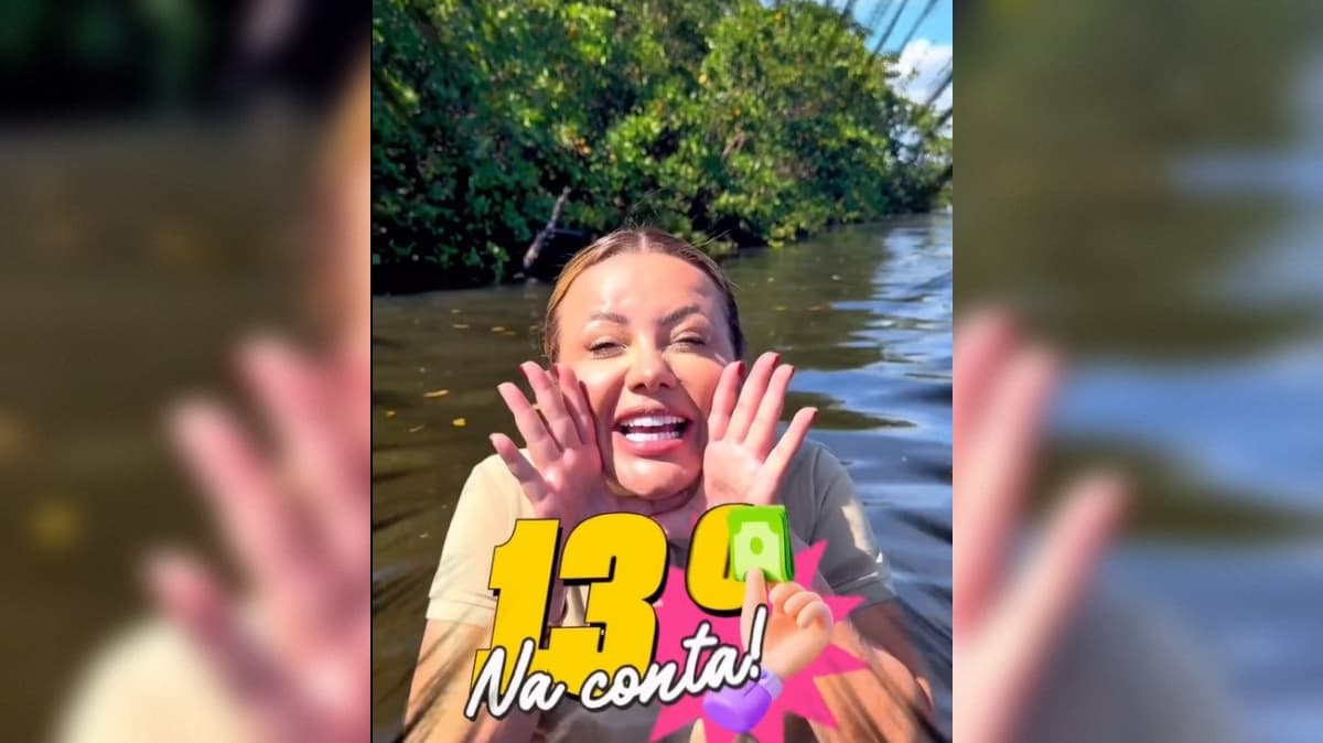 Virou meme: ao anunciar parcela do 13º como “feito histórico”, prefeita de Bayeux ⁩mergulha no Rio de calça jeans