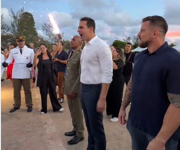 Vice-governador da Paraíba participa de formatura de 41 novos aspirantes a oficial da PM e convoca formandos para pagar flexões