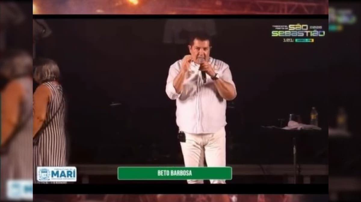 Beto Barbosa anuncia morte em festa durante show em Marí, mas se retrata e diz que vítima foi socorrida