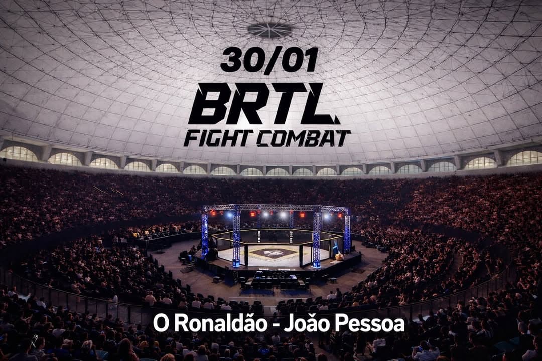 BRTL Fight Combat acontece hoje em João Pessoa com presença de Charles do Bronx
