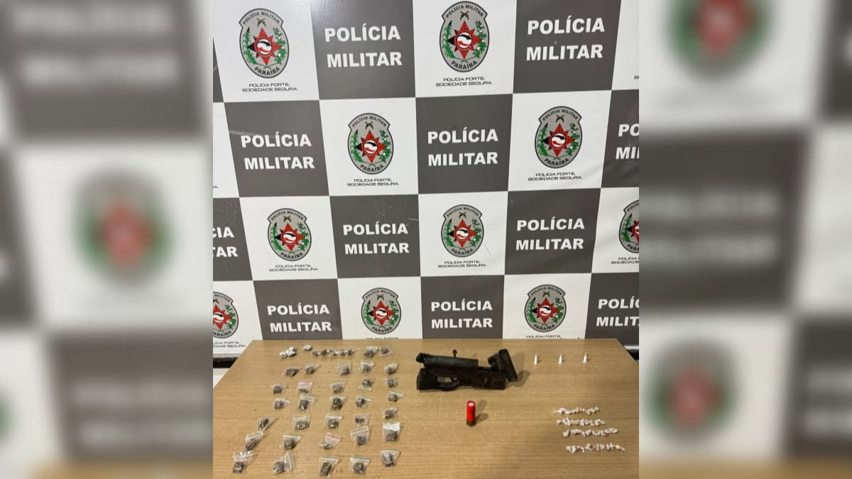 Arma de fogo e entorpecentes são apreendidos na Zona Sul de João Pessoa