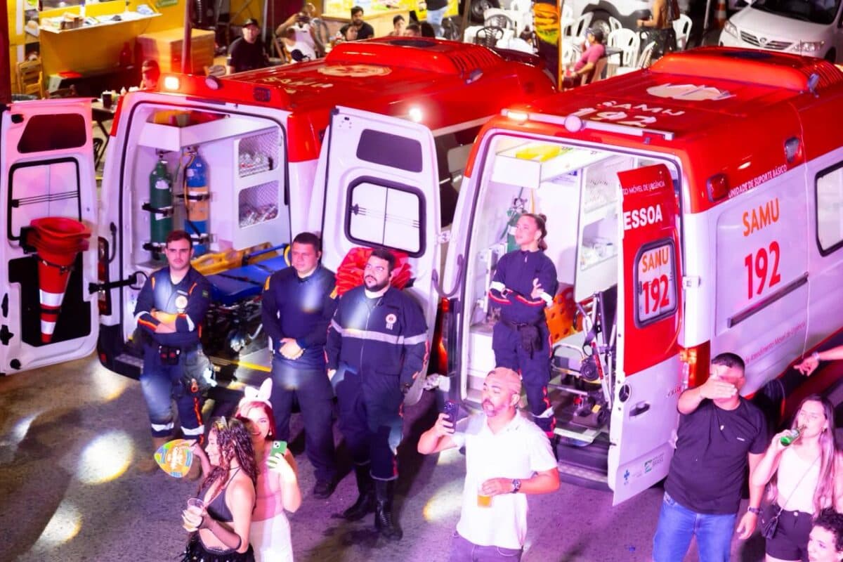Mal-estar e excesso de álcool são principais causas de atendimentos durante Pré-Carnaval de João Pessoa em 2026