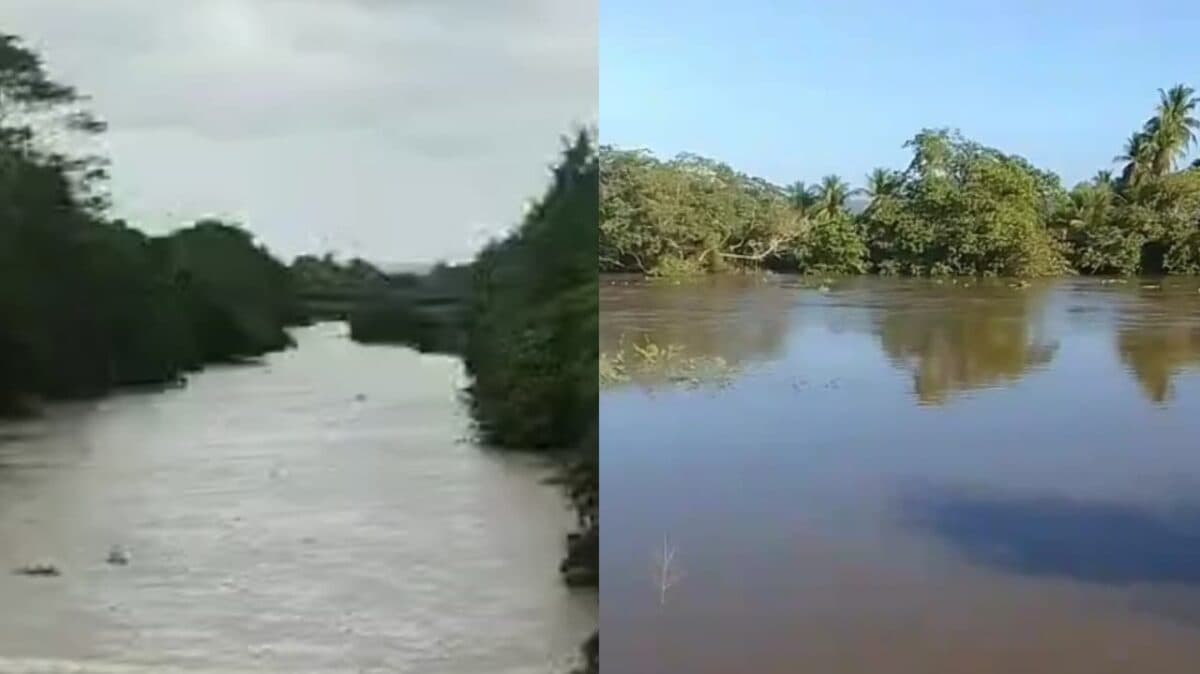 Rio Mamanguape transborda e Defesa Civil de Rio Tinto emite alerta