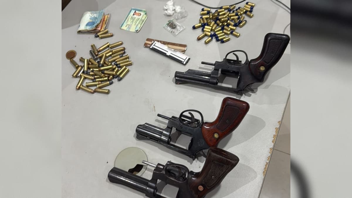 Cinco suspeitos armados que planejavam ataque a tiros são presos em Itabaiana