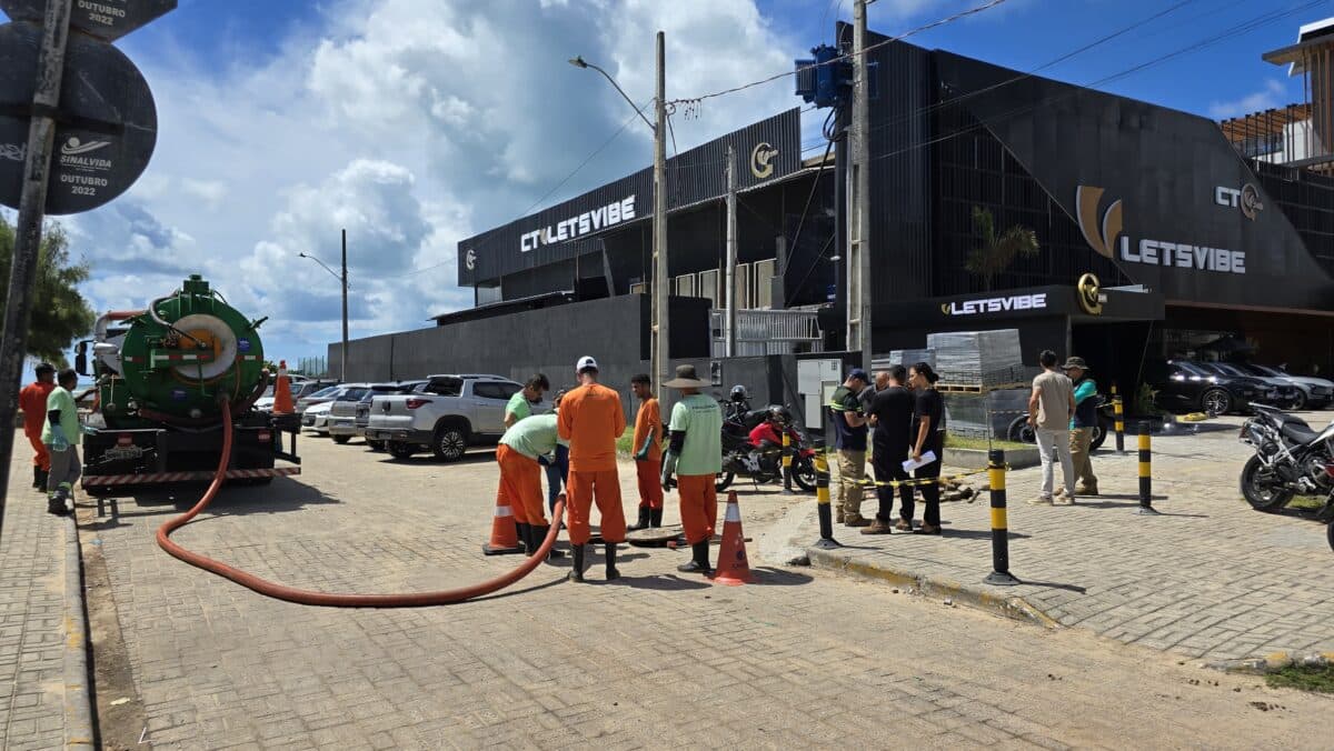 Sudema interdita e multa academia em R$ 10 mil por ligação de esgoto irregular em João Pessoa