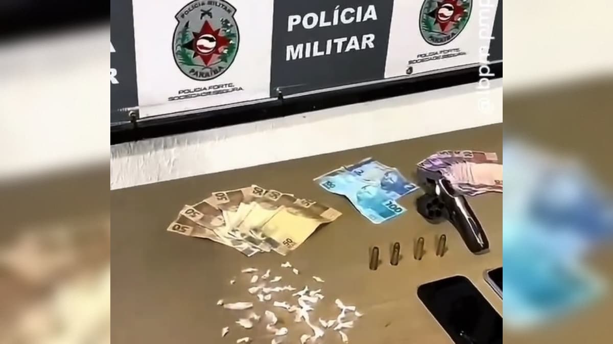 Suspeitos são presos com arma, drogas e celulares roubados no bairro do Oitizeiro