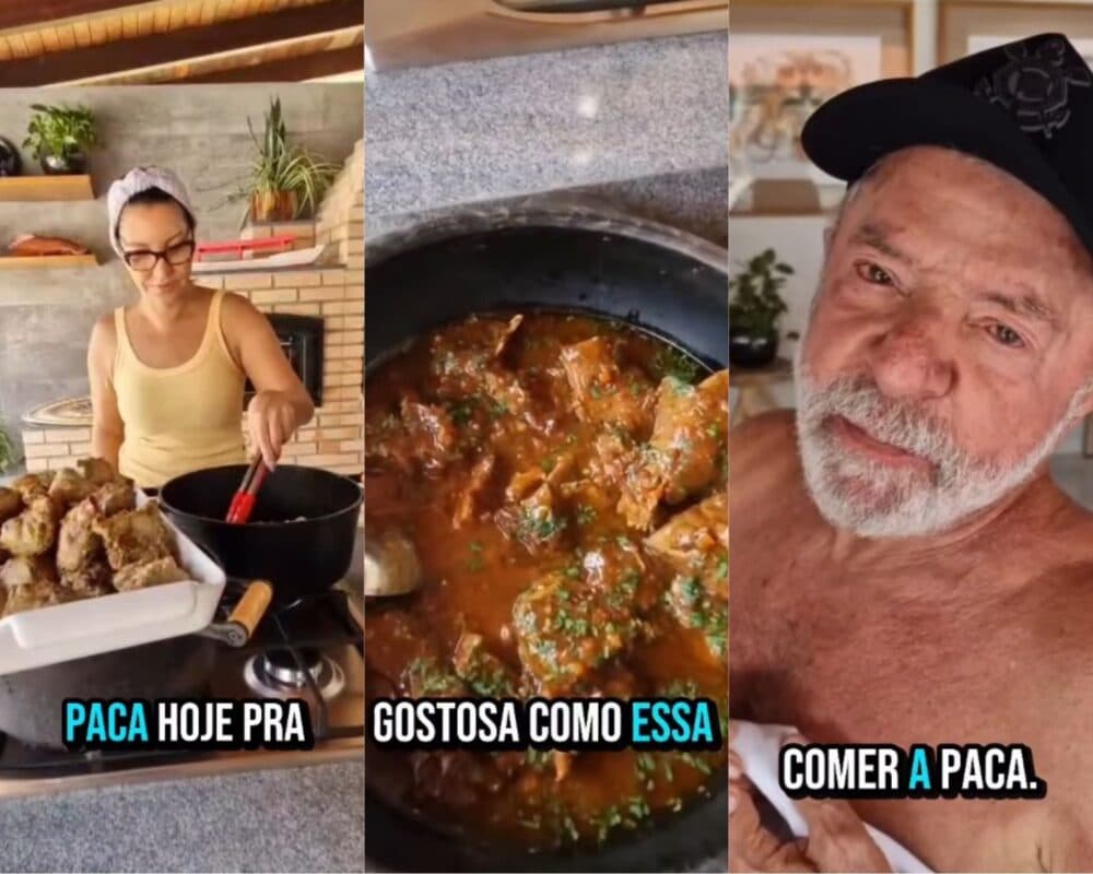 Janja prepara carne de paca para Lula na Páscoa; veja a receita