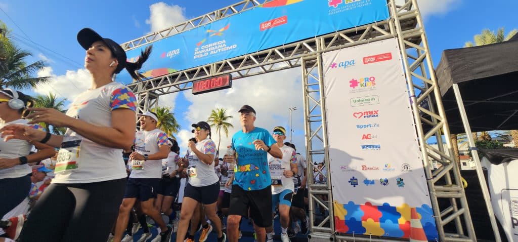 Corrida Paraibana pelo Autismo tem mais de 1,5 mil inscritos e entrega de kits será nesta sexta e sábado