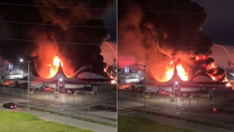Circo do Tirú fica devastado após incêndio em Natal; humorista lamenta momento triste