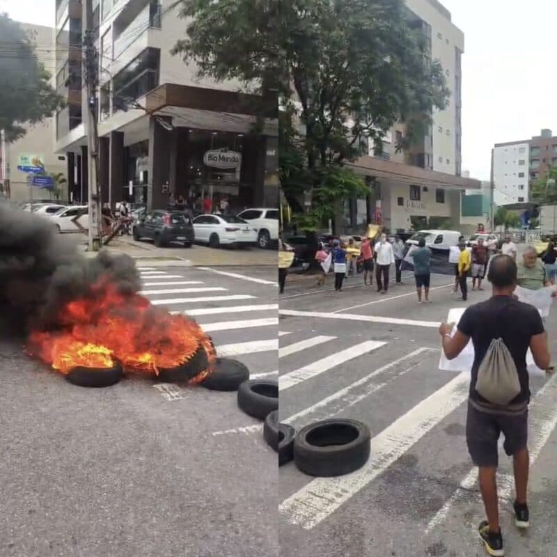 Ambulantes denunciam apreensão de mercadorias na Orla de João Pessoa, cobram revisão de TAC e retorno ao trabalho